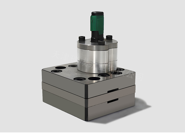 How does a hot-melt adhesive pump achieve metered dispensing?